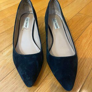 Black Suede Steve Madden Heels